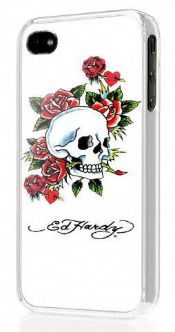 Ed Hardy - Hard Shell Faceplate iPhone 4 Skull and Roses