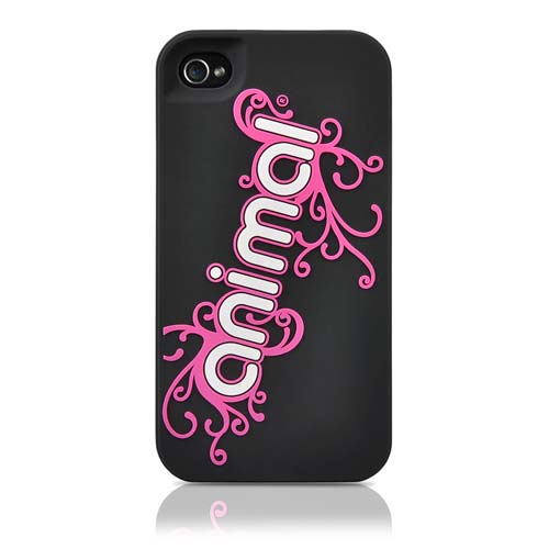 Contour Design - animal Silicone Corp Logo iPhone 4 (pink)
