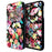 i-Paint - Double Case iPhone 6/6s Plus (black flower)