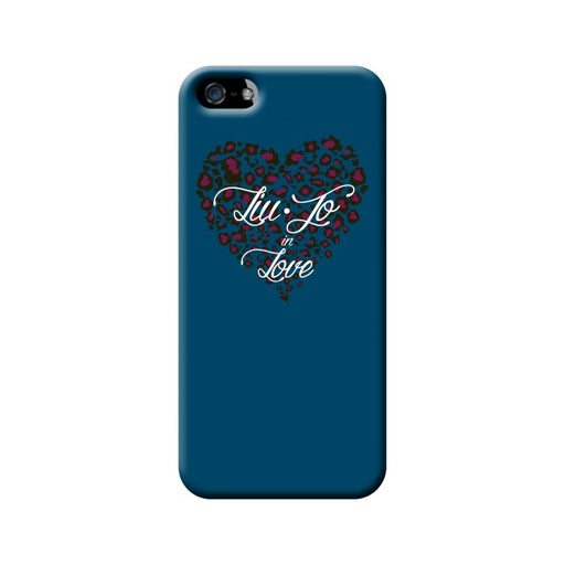 LIU.JO - Hard Case iPhone 5/5s/SE (heart blue)
