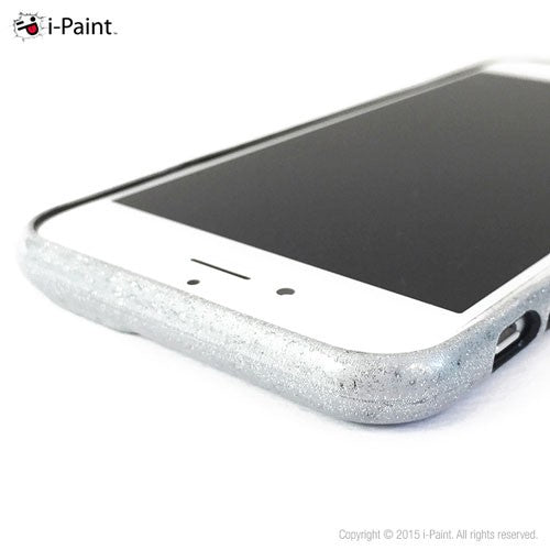 i-Paint - Ghost Case iPhone 6/6s (silver glitter)