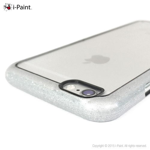 i-Paint - Ghost Case iPhone 6/6s (silver glitter)