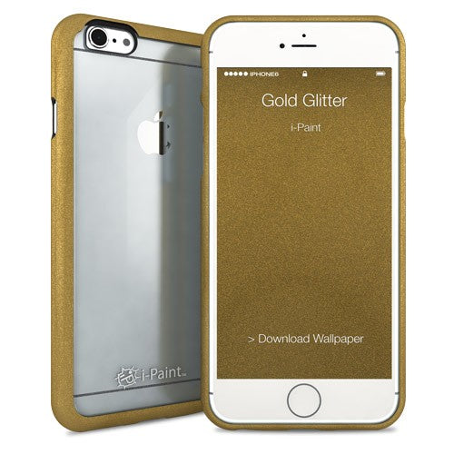 i-Paint - Ghost Case iPhone 6/6s (gold glitter)