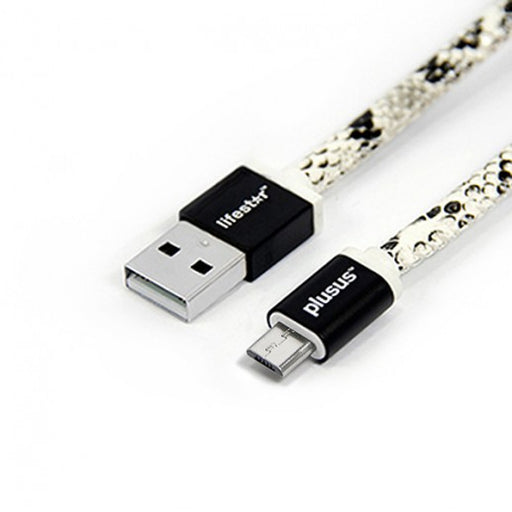 PlusUs - LifeStar Lightning-USB (1m - snake bite)