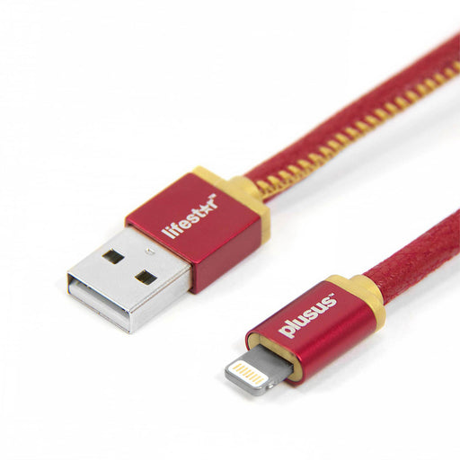 PlusUs - LifeStar Lightning-USB (1m - ruby sunset)