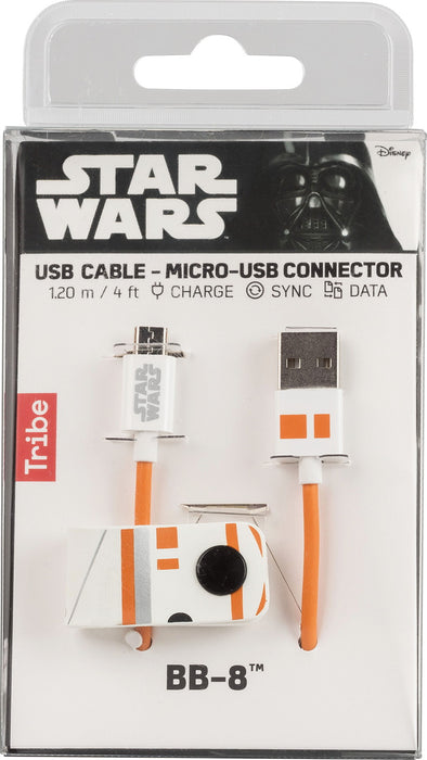 Tribe - Cabo USB-microUSB Star Wars (BB-8)