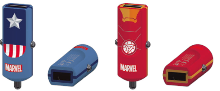 Tribe - Buddy Car Charger 2.4A Marvel (iron man)