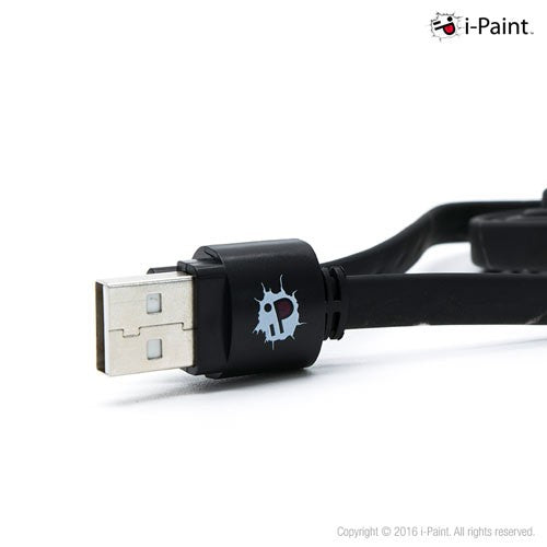 i-Paint - Cabo flat Lightning-USB (marble)