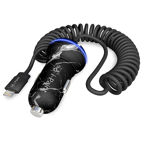 i-Paint - Compact Car Charger 2.4A Lightning (marble)