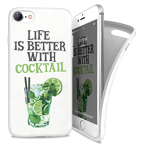 i-Paint - Soft Case iPhone SE/8/7 (cocktail)