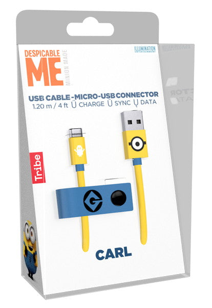 Tribe - Cabo USB-microUSB Minions (carl)