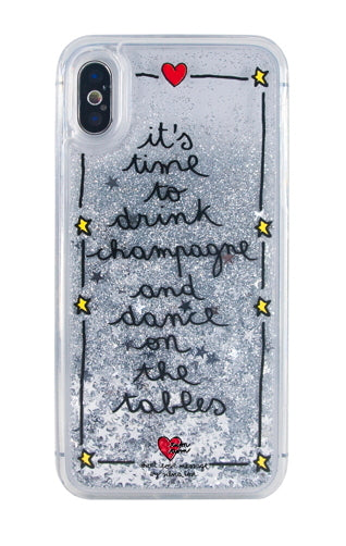Silvia Tosi - Liquid Case iPhone X/XS (champagne)