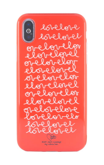 Silvia Tosi - Soft Case iPhone X/XS (red love)