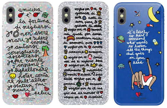 Silvia Tosi - Quotes Case iPhone X/XS (glitter voglio)