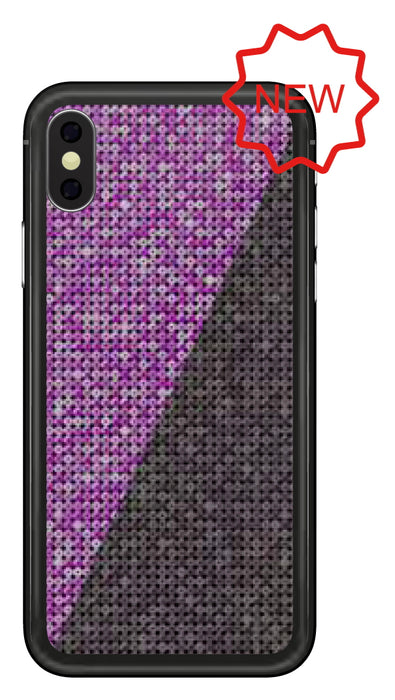 Benjamins - Sequins Case iPhone XR (violet/black)