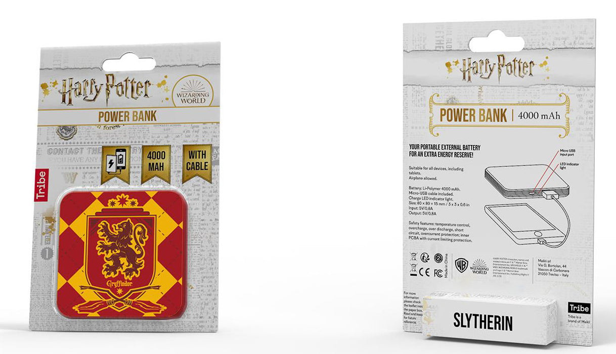 Tribe - Layer Power Bank 4000 mAh Harry Potter (slytherin)