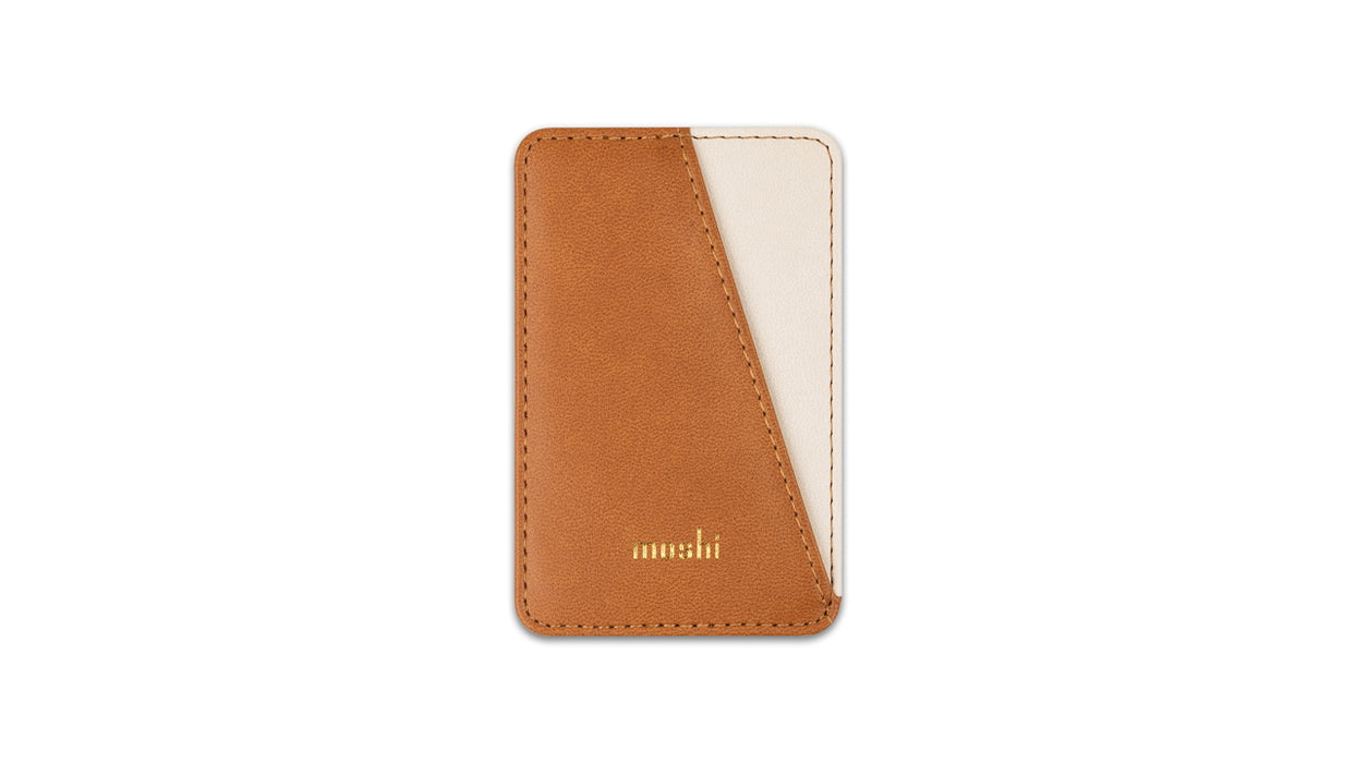 Moshi - SnapTo Slim Wallet (caramel brown)