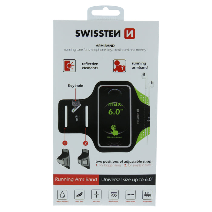 Swissten - Armband Case 6'' (black)