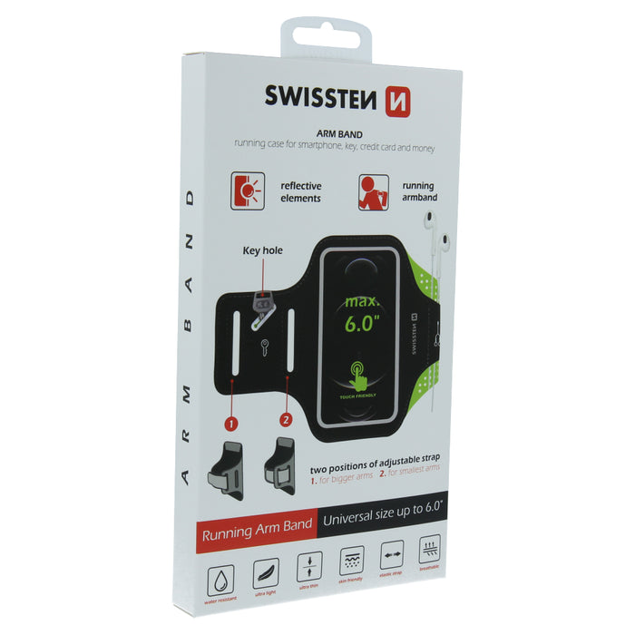 Swissten - Armband Case 6'' (black)