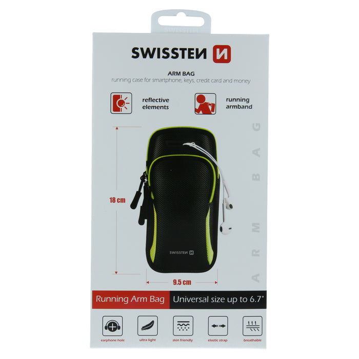 Swissten - Armbag Case (black)