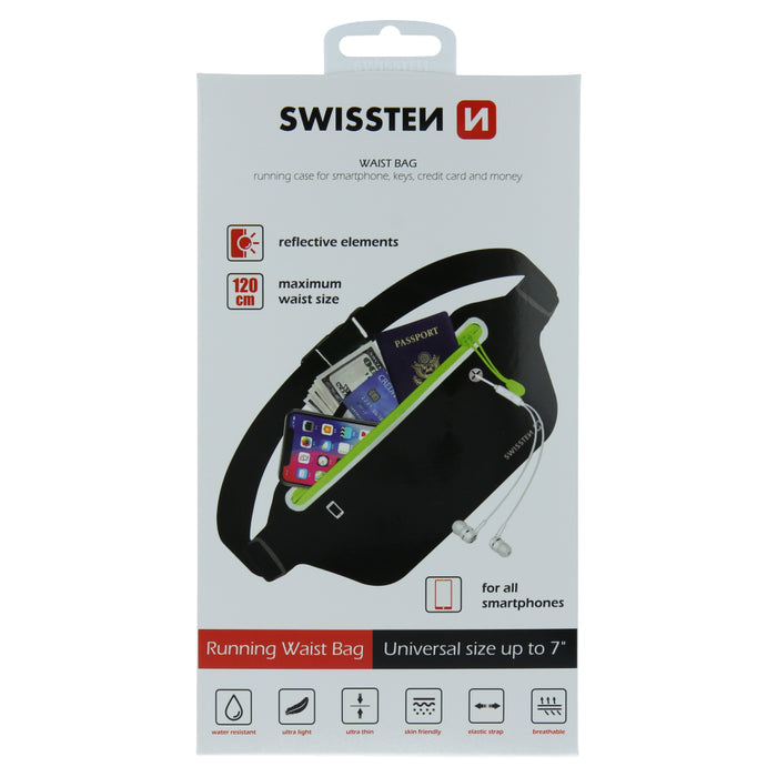 Swissten - Waist Bag (black)