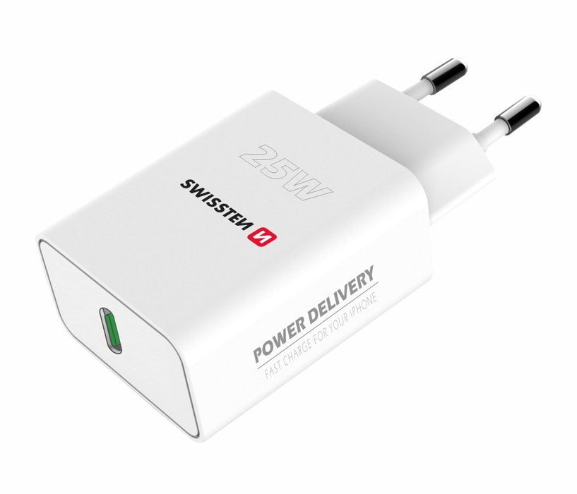 Swissten - Travel Charger PD 25W (white)