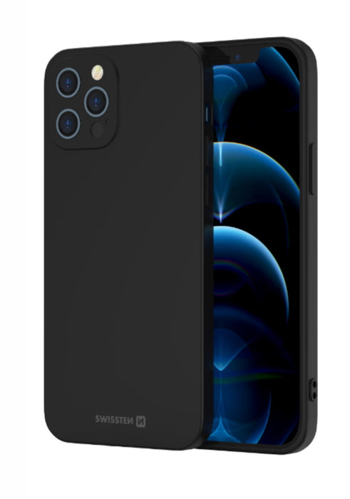Swissten - Soft Joy Case iPhone 12/12 Pro (black)