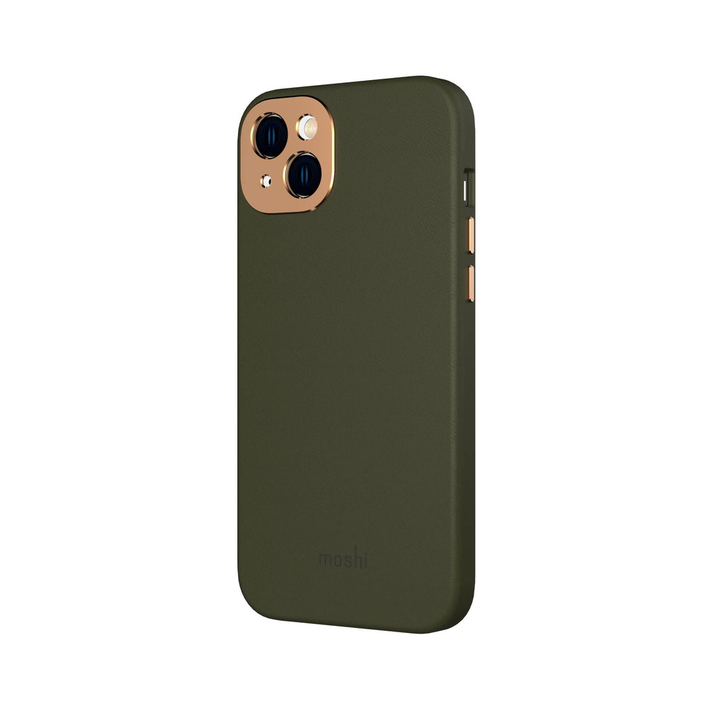 Moshi - Napa MagSafe iPhone 14 Plus (army green)