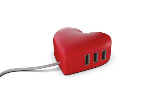 Mojipower - USB Hub Heart