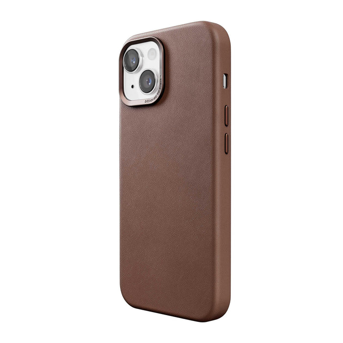 Woodcessories - MagSafe Bio Leather iPhone 15 Plus (brown)
