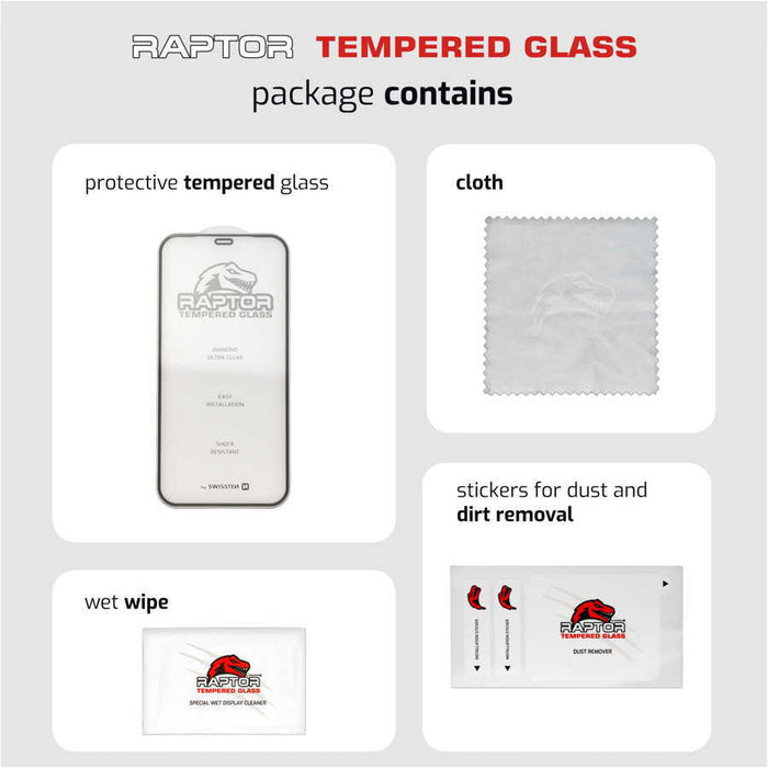 Swissten - Raptor Ultra Clear Glass iPhone 15 Pro Max