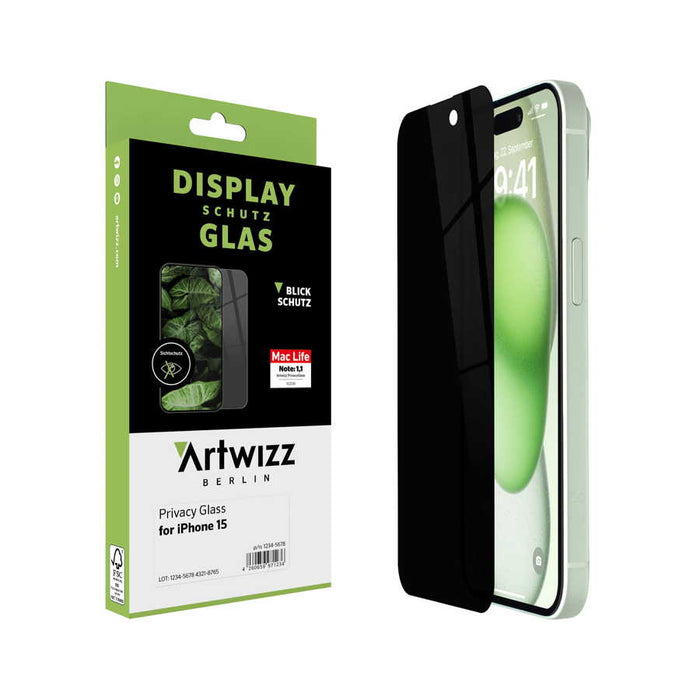 Artwizz - PrivacyGlass iPhone 15