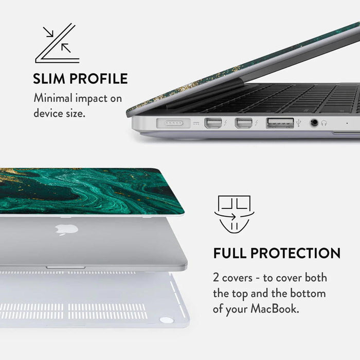 Burga - Capa MacBook Pro 14 (emerald)