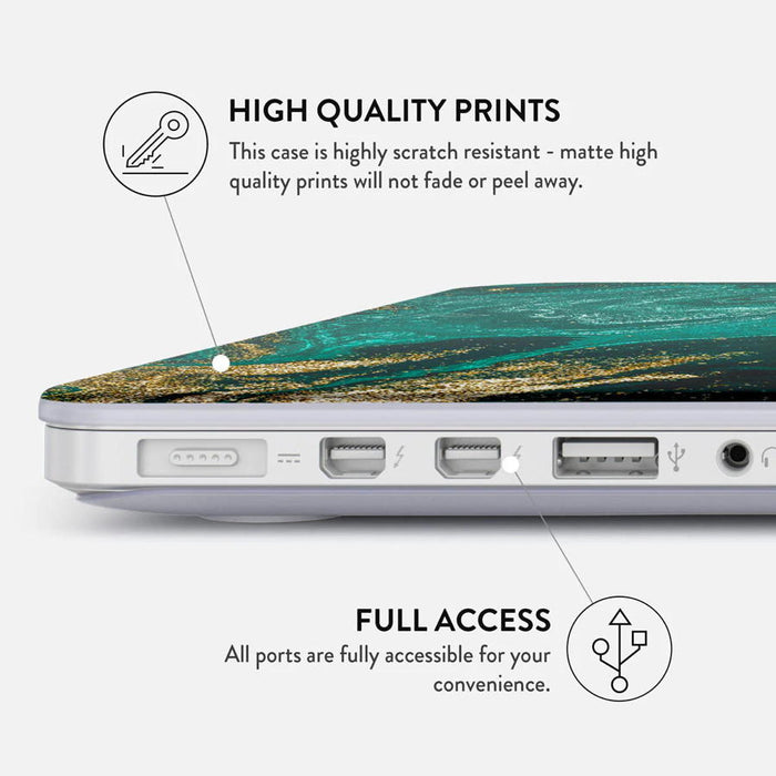 Burga - Capa MacBook Air 13 v2022/2024 (emerald)