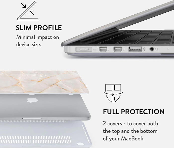 Burga - Capa MacBook Air 13 v2022/2024 (vanilla sand)