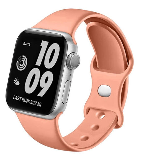 Swissten - Silicone Band for Apple Watch 42-49mm (or. pink)