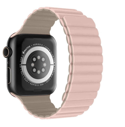 Swissten - Wave Magnetic Apple Watch 38-41mm (pink/capucc)