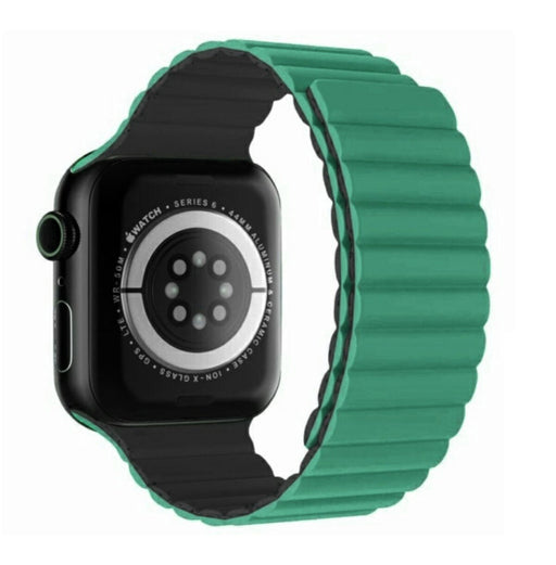 Swissten - Wave Magnetic Apple Watch 42-49mm (green/grey)