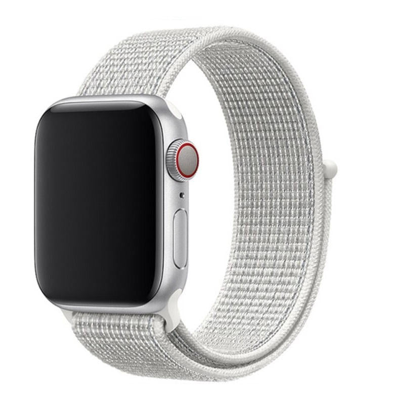 Swissten - Nylon Velcro Apple Watch 38-41mm (white)