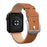 Swissten - Leather Band for Apple Watch 42-49mm (brown/sv)