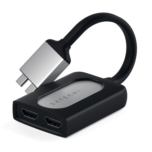 Satechi - USB-C to Dual 4K HDMI Adapter (silver)