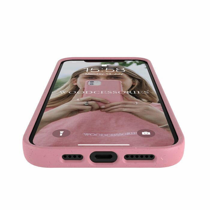 Woodcessories - Bio iPhone 12 mini (coral pink)