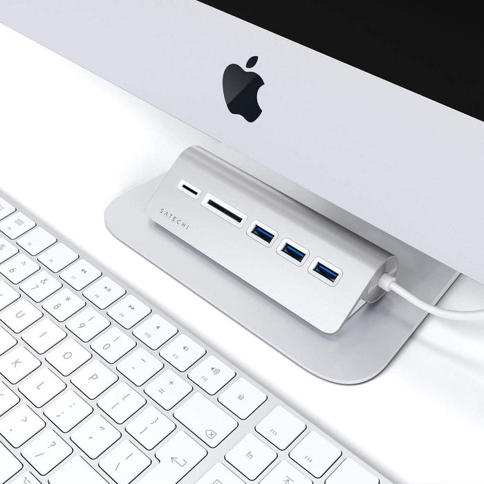 Satechi - USB-C Combo Hub for Desktop (silver)