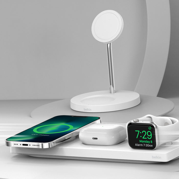 BoostCharge Pro 3-in-1 Wireless Charging Pad with MagSafe