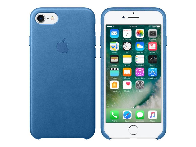 Apple Leather Case iPhone 7/8 Dark Sea Blue