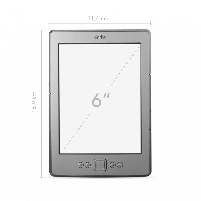Amazon Kindle 4 6'' (2011) 4 gen WiFi 6'' 256MB 2GB Cinzento