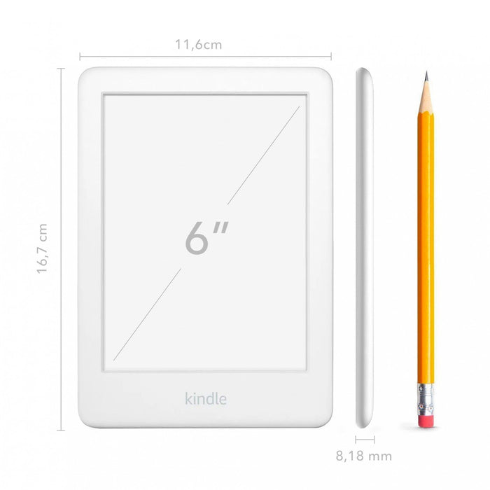Amazon Kindle Basic 3 (2019) 10 gen 6'' 512MB 4GB Branco
