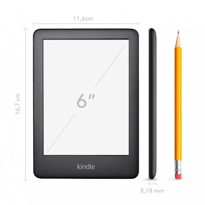 Amazon Kindle Basic 3 (2019) 10 gen 6'' 512MB 4GB Preto