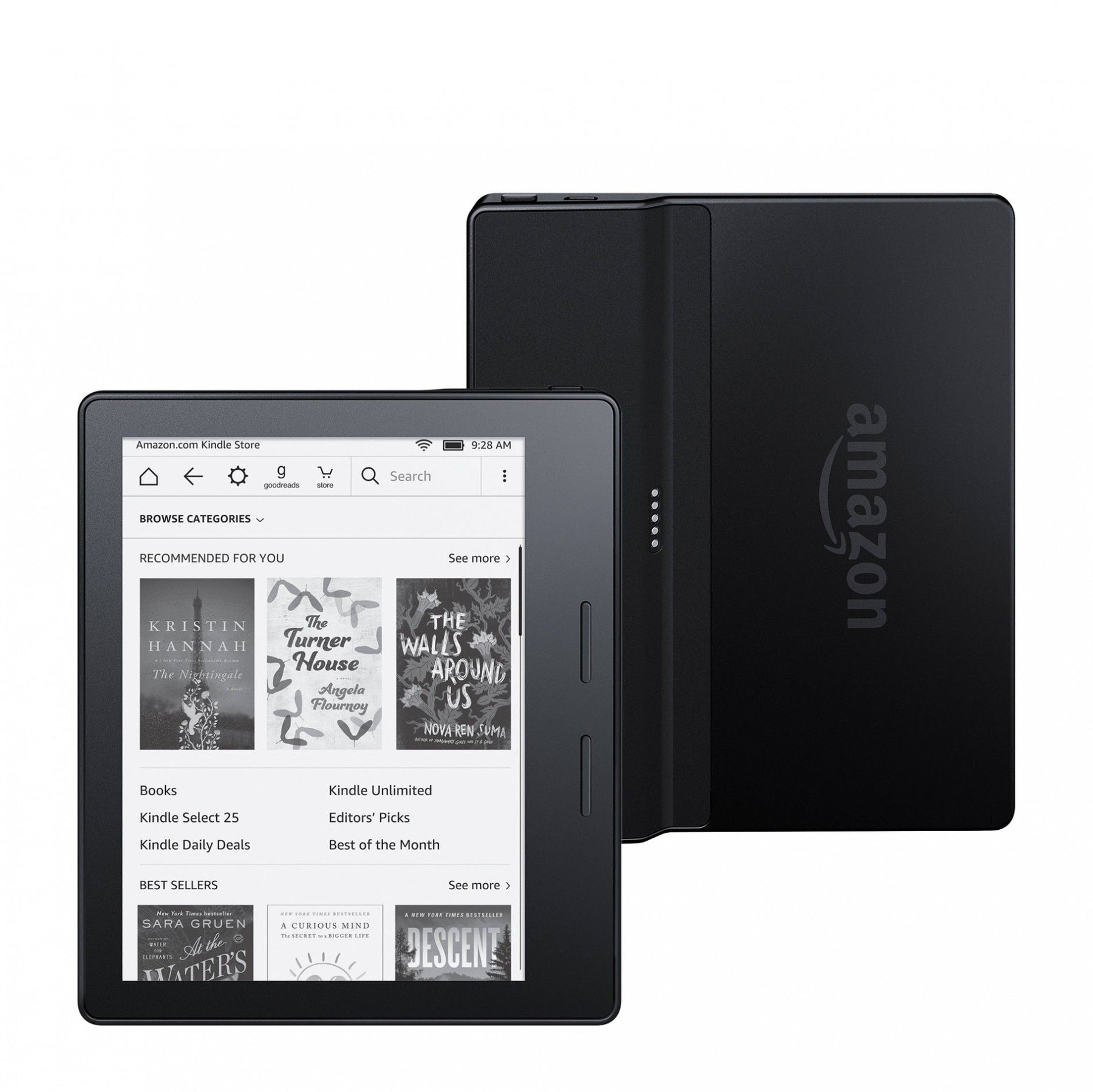 Amazon Kindle Oasis 3G (2016) 8 gen 6'' 512MB 4GB Preto