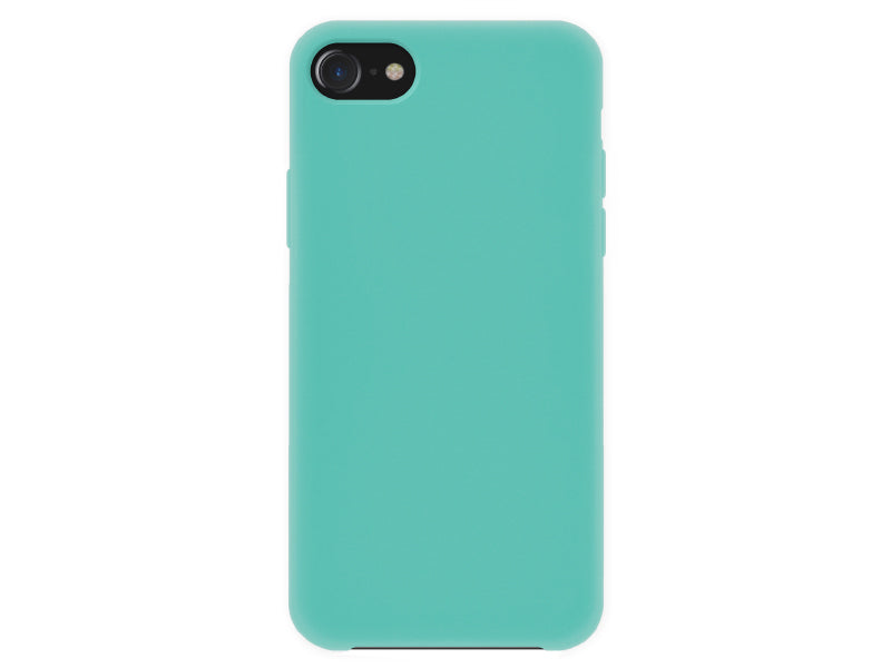 4-OK Velvet Touch iPhone 6/6S/7/8 Turquoise Blue Back